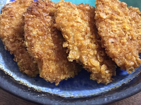 グルテンフリー！コーンフレークでチキンカツ❤